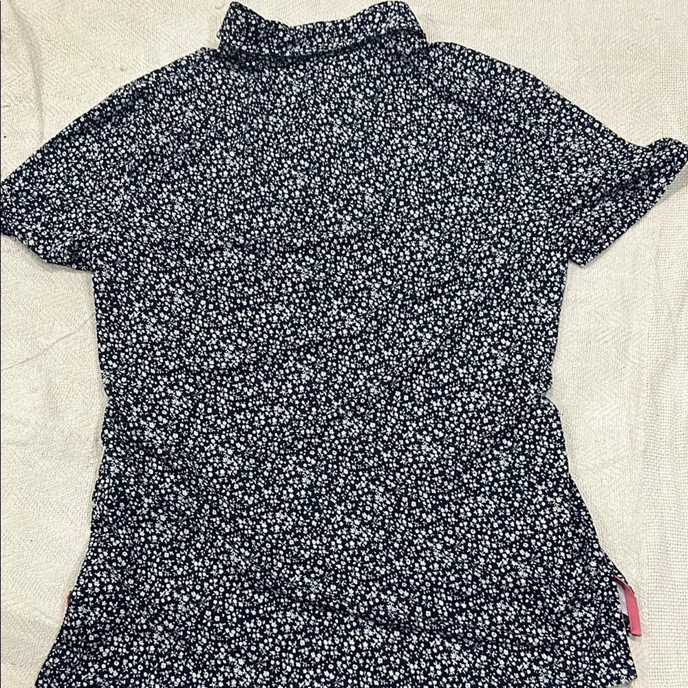 Ralph Lauren Polo Blue White Micro Print - Picture 3 of 4